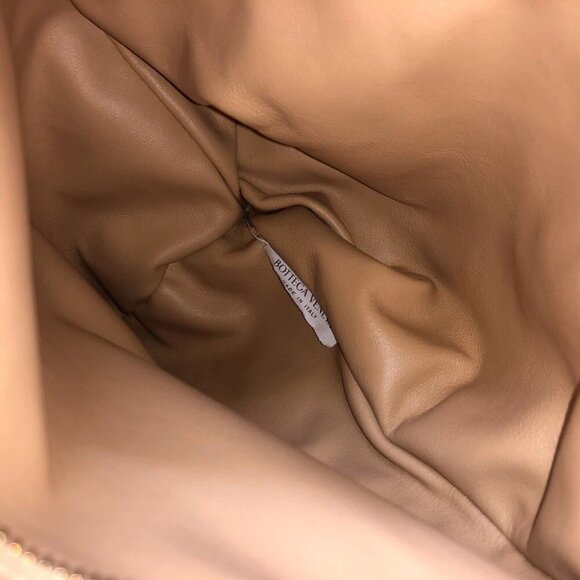 BOTTEGA VENETA 652001 Intrecciato Mini The Twist Handbag Beige/GoldHardware - Picture 7 of 11